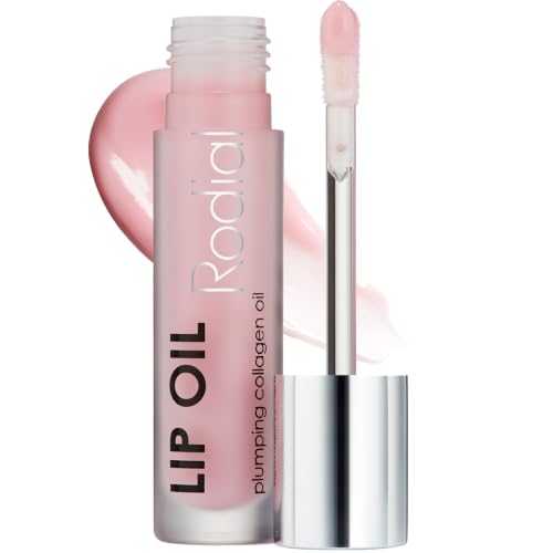 Rodial Original Plumping Collagen Lip Oil 0.14 fl oz – Vegan Lip Oil with Cherry, Jojoba & Macadamia