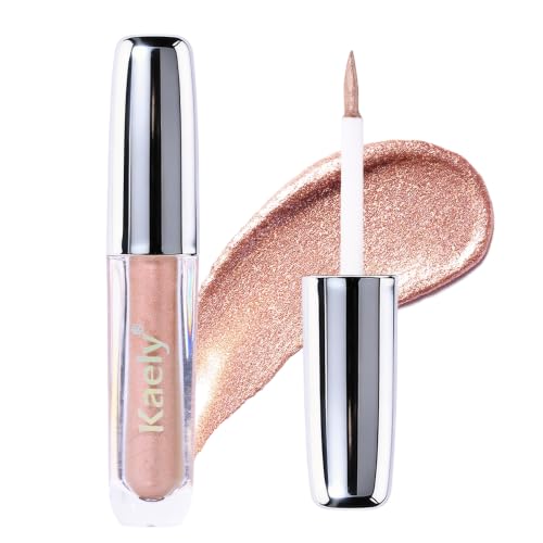 IATMOMOD 02# Champagne Gold Shimmer Liquid Eyeshadow 1 Count — Long Lasting & Buildable