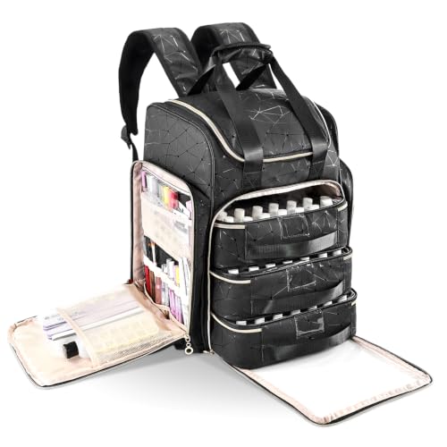 Extra Large Nail Polish Organizer Bag - Holds 126 Bottles