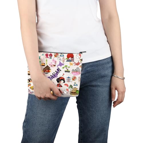 PWHAOO Japan Icons M Makeup Bag – Travel Cosmetic Case Gift