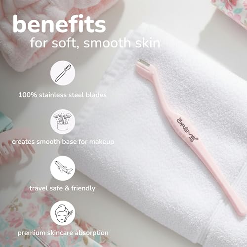 The Crème Shop Ultra Fine Dermaplane Razor Pack of 6 for Facial Hair Removal