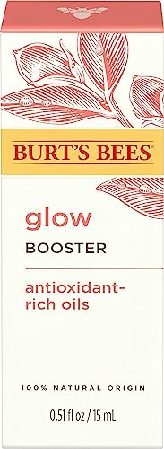 Burt's Bees Glow Booster Face Serum with Antioxidant-Rich Oils for Normal and Combination Skin, 0.51 Fluid Ounces