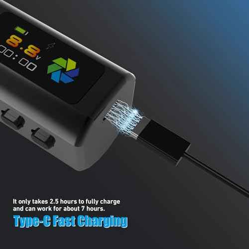 YILONG Wireless Tattoo Machine F3 Rotary Tattoo Pen Machine with 2PCS 2000mAh Batteries 6 Strokes Length Tattoo Battery Pen Coreless Motor LED Digital Display Tattoo Gun for Tattoo Artist (Red)