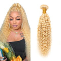 Freiuoke 613 Blonde Kinky Curly Hair Bundle - 24 Inch Unprocessed Virgin Hair