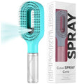 2-in-1 Hair Brush with Water Spray Mister