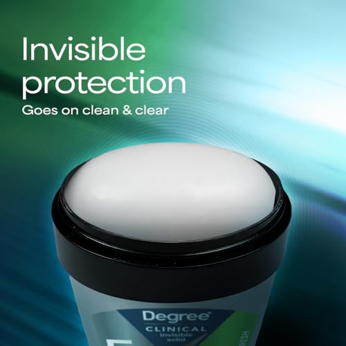 Degree Clinical Antiperspirant Deodorant for Men - 96H Fresh & Invisible Solid