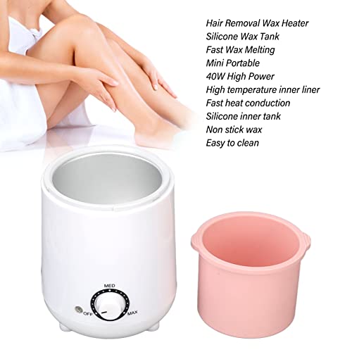 Paraffin Wax Machine, Quick Heating Paraffin Wax Warmer Moisturizing Kit, Soothing Relief with Parrafin Hot Wax At Home Paraffin Wax Bath, Silicone Inner (US Plug)