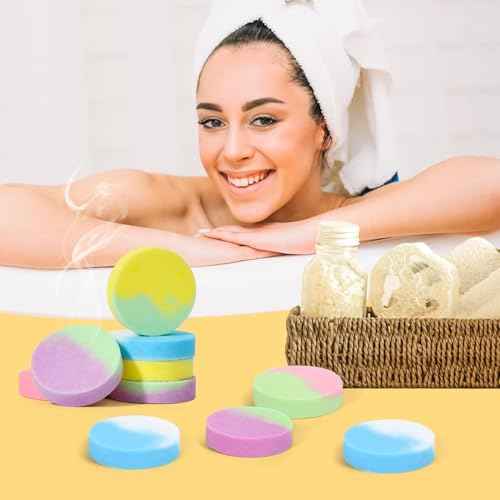 48pcs Aromatherapy Shower Steamers - Relaxation Birthday Christmas Set for Women and Men, Shower Bombs Tablets for Stress Relief and Self Care, Luxury Home Spa