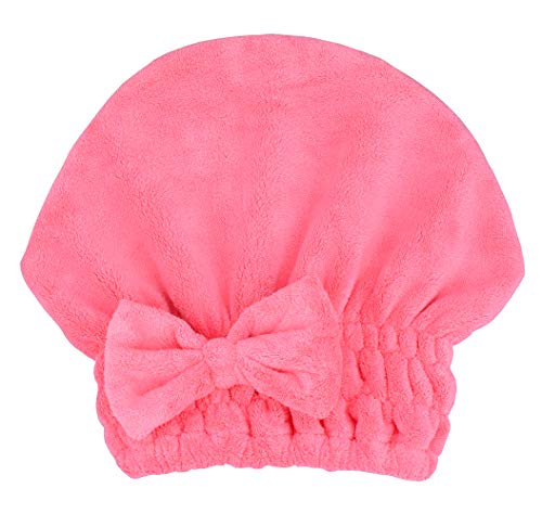 MAYOUTH Microfiber Hair Drying Towel Wrap - Bow-Knot Hair Turban (2-Pack)