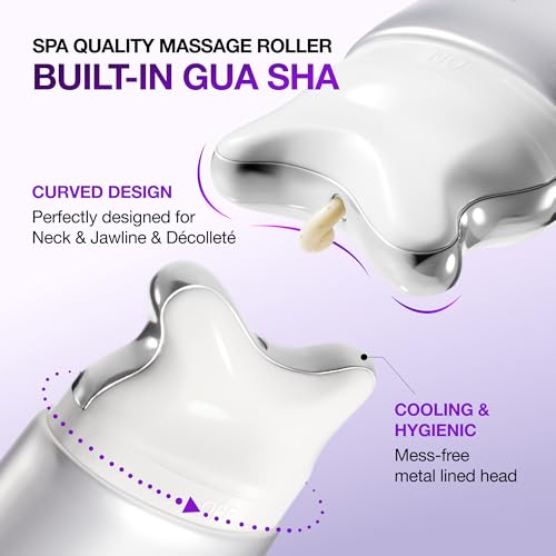 ANUA Collagen Retinol Neck Cream with Gua Sha Roller, 2.7 fl oz