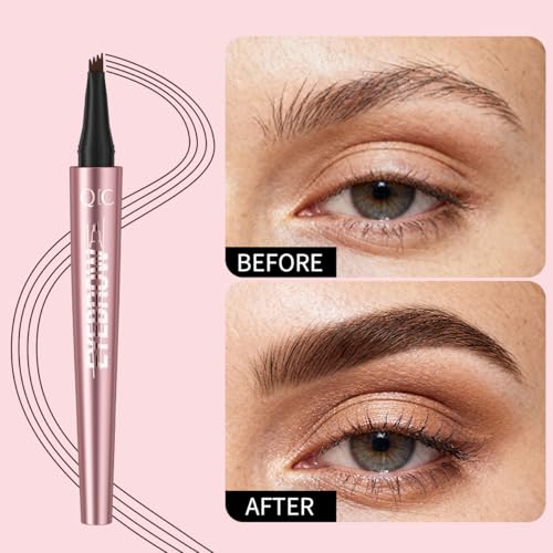 W3W 4-Fork-Tip Microblading Eyebrow Pencil - Waterproof & Smudge-Proof