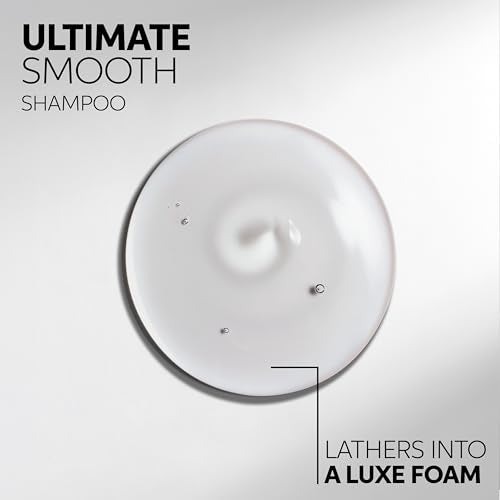 Wella Professionals ULTIMATE SMOOTH Shampoo for Dry, Dull & Frizzy Hair | For Shine & Smoothness | With Squalane & Omega 9 | Color Safe