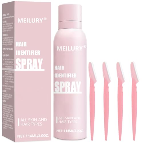 Hair Identifier Spray for Face Shaving Women 1PC Dermaplaning Tool