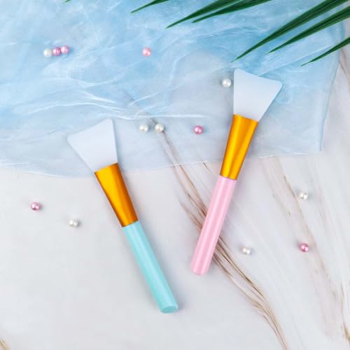 Silicone Face Mask Brush Set - Soft Applicators for Mud, Clay & Skincare