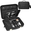 ANKHOH Black Barber Case for Hair Clippers & Trimmers with Shoulder Strap