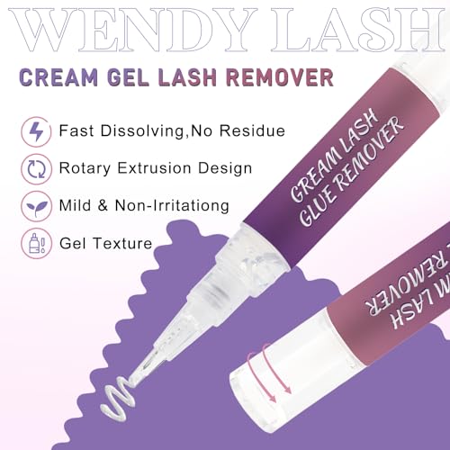 Wendy Lash Glue Remover – 5ml Safe & Gentle Eyelash Cleanser