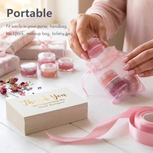 3g Sample Containers 50 Count Leak Proof with Labels & Spatulas