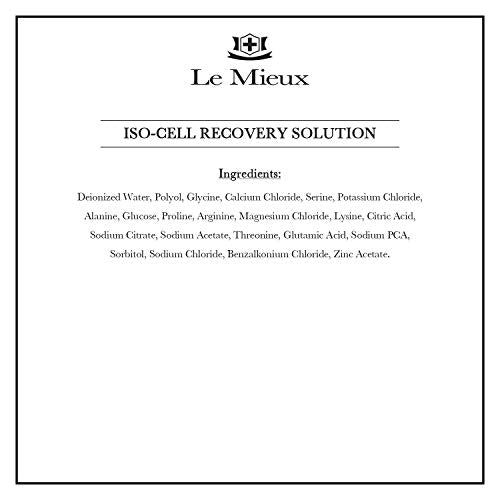 Le Mieux Iso-Cell Recovery Solution Facial Toner - Soothing Face Mist, Hydrating Amino Acid & Mineral Spray to Help Calm Post-Treatment Skin, No Parabens or Sulfates (6 oz / 180 ml)