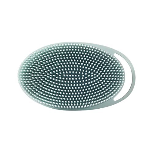 Freeman Premium Silicone Body Scrubber, Exfoliating & Massaging, Double Sided Silicone Scrubber, Durable & More Hygienic Than Loofah, for Men & Women, Cruelty-Free Shower & Bath Accessory, 1 Count