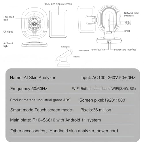 B3 AI Skin Imaging Machine – 3D Scanner for Salons