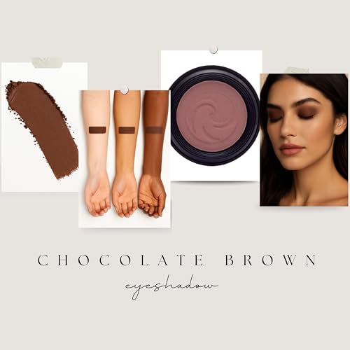 Gabriel Cosmetics Vegan Eyeshadow - Chocolate Brown Matte