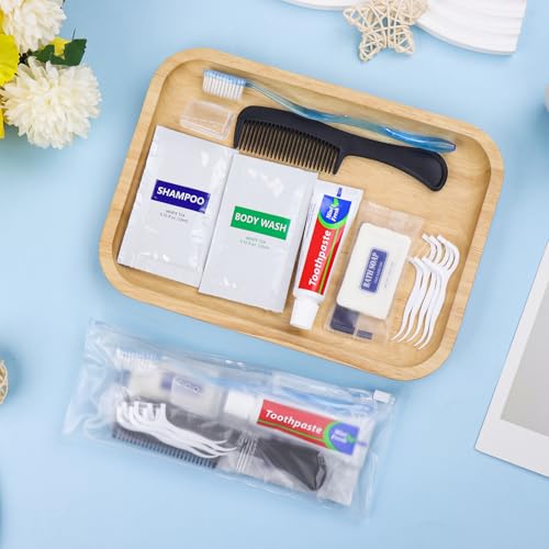 50-Pack Travel Hygiene Kits with Toiletries & Floss Picks