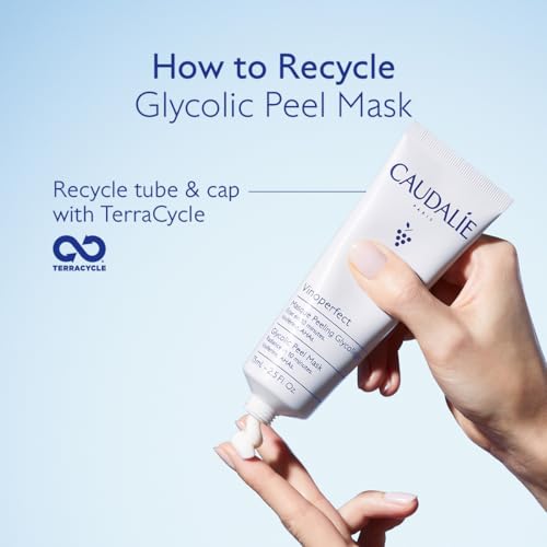 Caudalie Vinoperfect Glycolic Acid and AHAs Peel Mask, Radiance in 10 Minutes - 75 mL