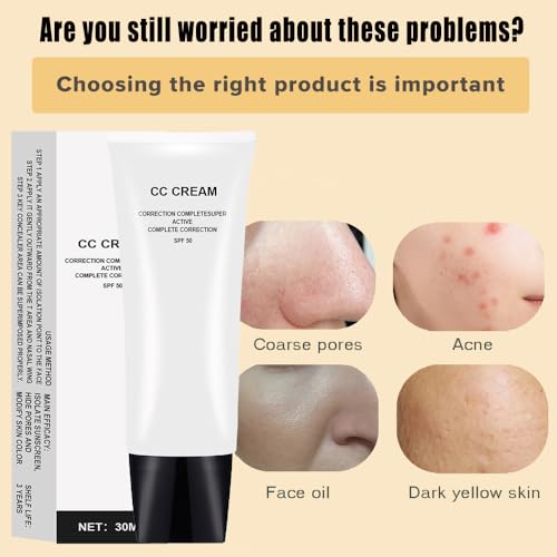 CC Cream with SPF 50 – All Skin Types, 30ml