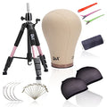 Canvas Cork Wig Head with 55" Adjustable Tripod Stand