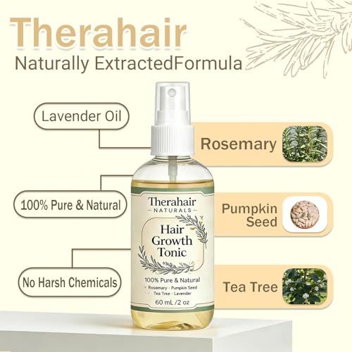Therahair Hair Growth Serum with Rosemary & Pumpkin Seed, 60ml