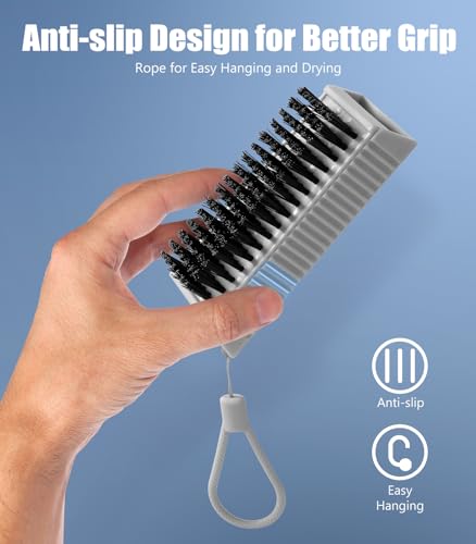 Heavy Duty Nail Brushes for Deep Cleaning Fingernails - 2 Pack