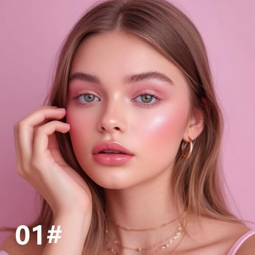 FeiCuiYun Marbleized Blush & Highlighter 2-in-1 Pink Buttercream