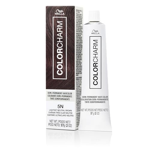 COLORCHARM Demi Permanent Hair Color Gloss 2 Fl Oz - 5N Lightest Neutral Brown