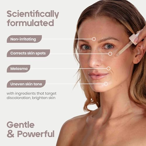 IKI Kido Brightening Serum - Reduces Dark Spots, Evens Skin Tone, Hydrates Deeply, Non-Irritating Formula, Kojic Acid, Alpha Arbutin, Retinol Serum for Face, Centella Asiatica, & Vitamin E