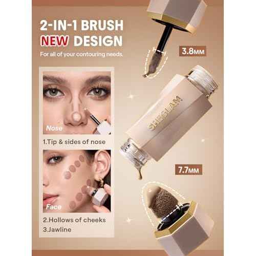 SHEGLAM Precision Sculpt Liquid Contour Duo-Warm Honey