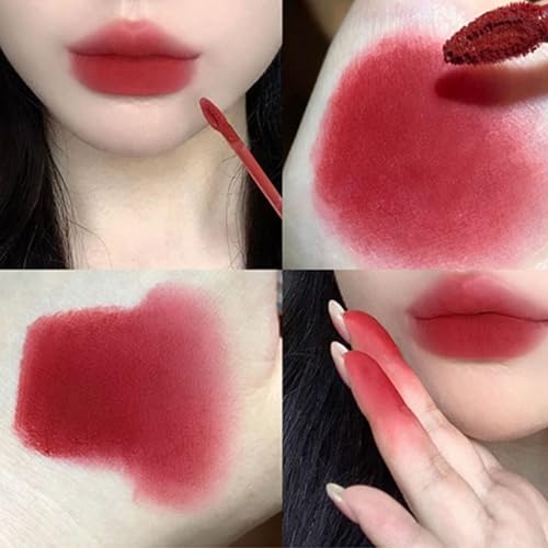 Baorder 3-Color Cute Rabbit Matte Lipstick Set with Keychain