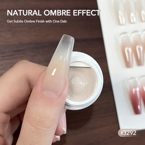GAOY Ombre Gel Nail Polish Kit - 9 Colors Gradient & Aura Nail Art Set