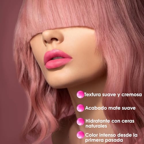 Pink Up Matte Lipstick - Long-Lasting Bold Color, Creamy Texture