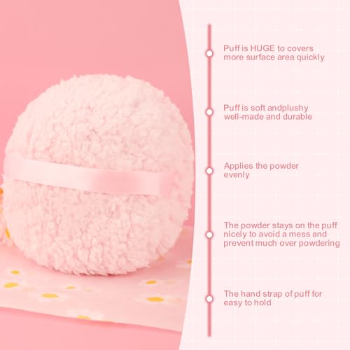 6" Oversized Powder Puff for Body & Face Powder
