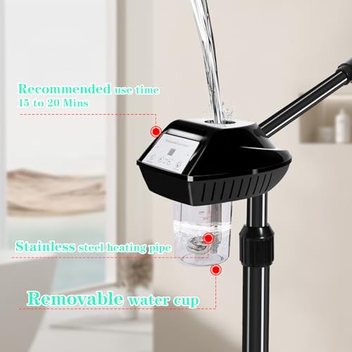 Professional Facial Steamer with Adjustable Height & Timer