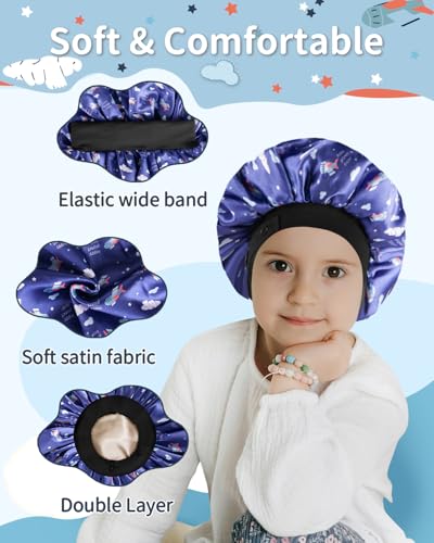 Satin Bonnet for Kids with Adjustable Elastic Band