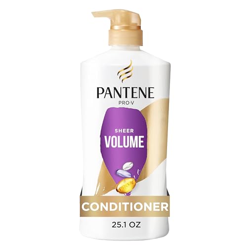 Pantene Pro-V Sheer Volume Conditioner - 72-Hour Fullness, Paraben Free, 25.1 Fl Oz