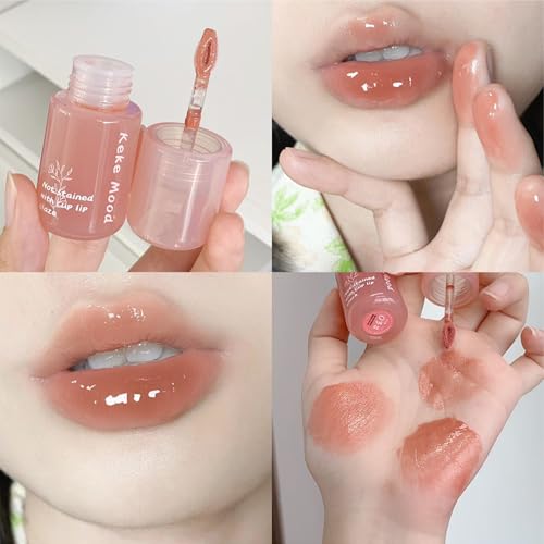Jelly Lip Gloss Set (4pcs) - Moisturizing & Plumping