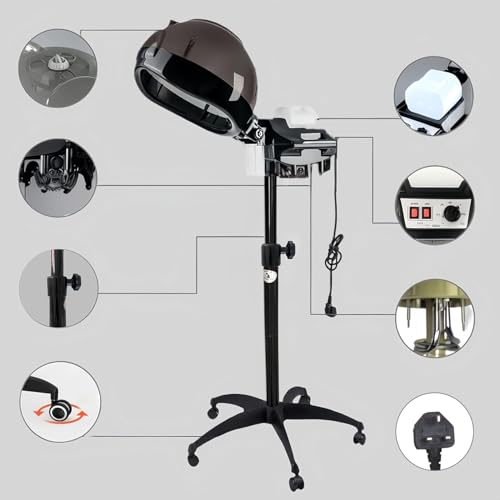Professional Hooded Hair Steamer with Adjustable Timer