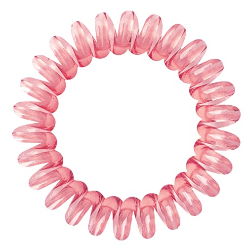 Goomee Active The Markless Hair Loop GLOW "GLOW THE DISTANCE" Hair Ties, No Breakage, No Marks, Strong Grip, No Pins, Prevents Headaches, Water Resistant, Pack of 4