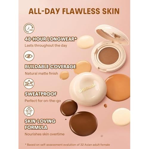 Honeybee Gardens Refillable Pressed Mineral Powder Foundation Compact with Puff & Mirror, Empty Customizable Makeup Kit, Travel-Friendly Luxury