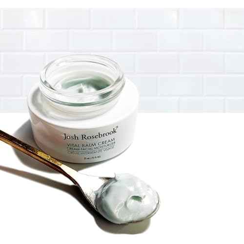 Josh Rosebrook Vital Balm Cream - High Performance Rich Facial Moisturizer, Protects Skin Barrier for All Skin Types Including Dehydrated and Mature. - 22mL - .75 Oz