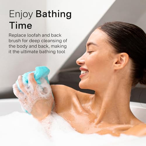 Yiclick Exfoliating Washcloth Set - 3 Pc Back Scrubber Towels