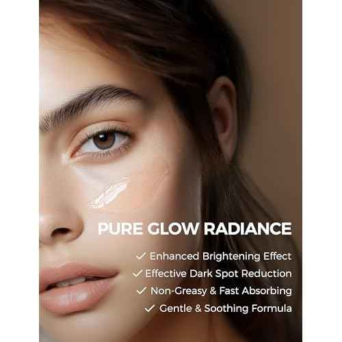 Vitamin C Serum with Niacinamide & Ethyl Ascorbic Acid: Brightening, Moisturizing Face Serum for Dark Spots | Hyperpigmentation & Anti-Aging Treatment | Korean Synergy Formula 1.01oz