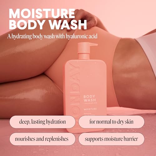 MONDAY HAIRCARE MOISTURE Body Wash in Fresh Gardenia with Hyaluronic Acid & Shea Butter for All Skin Types, 900 mL